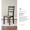 image:imageSignature Design by Ashley Ladder Back Dining Chairs Set of 2 CreamBrownLight Brown  Blue