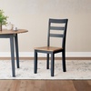 image:imageSignature Design by Ashley Ladder Back Dining Chairs Set of 2 CreamBrownLight Brown  Blue