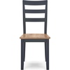 image:imageSignature Design by Ashley Ladder Back Dining Chairs Set of 2 CreamBrownLight Brown  Blue