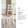 image:imageSignature Design by Ashley Ladder Back Dining Chairs Set of 2 CreamBrownLight Brown  White