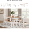 image:imageSignature Design by Ashley Ladder Back Dining Chairs Set of 2 CreamBrownLight Brown  White