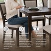image:imageSignature Design by Ashley Langwest 6Piece Dining Table Set with BenchBrown
