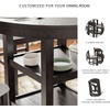 image:imageSignature Design by Ashley Langwest 6Piece Dining Table Set with BenchBrown