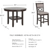 image:imageSignature Design by Ashley Langwest 6Piece Dining Table Set with BenchBrown