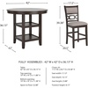 image:imageSignature Design by Ashley Langwest 6Piece Dining Table Set with BenchBrown