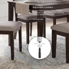 image:imageSignature Design by Ashley Langwest 6Piece Dining Table Set with BenchBrown