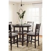 image:imageSignature Design by Ashley Langwest 6Piece Dining Table Set with BenchBrown