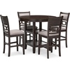 image:imageSignature Design by Ashley Langwest 6Piece Dining Table Set with BenchBrown