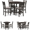 image:imageSignature Design by Ashley Langwest 6Piece Dining Table Set with BenchBrown