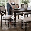 image:imageSignature Design by Ashley Langwest 6Piece Dining Table Set with BenchBrown