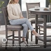 image:imageSignature Design by Ashley Langwest 6Piece Dining Table Set with BenchGrey