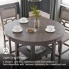 image:imageSignature Design by Ashley Langwest 6Piece Dining Table Set with BenchGrey