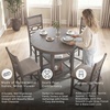 image:imageSignature Design by Ashley Langwest 6Piece Dining Table Set with BenchGrey
