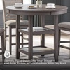 image:imageSignature Design by Ashley Langwest 6Piece Dining Table Set with BenchGrey