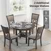 image:imageSignature Design by Ashley Langwest 6Piece Dining Table Set with BenchGrey