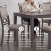 image:imageSignature Design by Ashley Langwest 6Piece Dining Table Set with BenchGrey