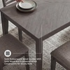 image:imageSignature Design by Ashley Langwest 6Piece Dining Table Set with BenchGrey
