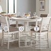 image:imageSignature Design by Ashley Langwest 6Piece Dining Table Set with BenchWhite