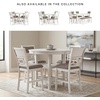 image:imageSignature Design by Ashley Langwest 6Piece Dining Table Set with BenchWhite