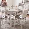 image:imageSignature Design by Ashley Langwest 6Piece Dining Table Set with BenchWhite