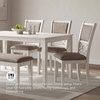 image:imageSignature Design by Ashley Langwest 6Piece Dining Table Set with BenchWhite