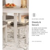 image:imageSignature Design by Ashley Langwest 6Piece Dining Table Set with BenchWhite