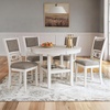 image:imageSignature Design by Ashley Langwest 6Piece Dining Table Set with BenchWhite