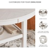 image:imageSignature Design by Ashley Langwest 6Piece Dining Table Set with BenchWhite