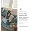 image:imageSignature Design by Ashley Laylabrook Modern Oversized Swivel Accent Chair with Removable Seat Cushion and 3 Accent Pillows OrangeBlue