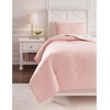 image:imageSignature Design by Ashley Lexann Twin Youth Mountain Pattern Comforter Set with Sham Pink amp WhiteTwin