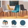 image:imageSignature Design by Ashley Lyncott Dining Chairs Set of 2 YellowBlue  Brown
