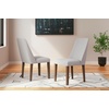 image:imageSignature Design by Ashley Lyncott Dining Chairs Set of 2 YellowCream  Brown