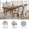 image:imageSignature Design by Ashley Lyncott Dining Chairs Set of 2 YellowLight Gray  Dark Brown