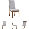 image:imageSignature Design by Ashley Lyncott Dining Chairs Set of 2 YellowLight Gray  Dark Brown