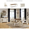 image:imageSignature Design by Ashley Maylee Dining Room Arm Chair Set of 2Chipped White