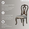 image:imageSignature Design by Ashley Maylee Dining Room Arm Chair Set of 2Dark Brown  Light Gray
