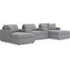image:imageSignature Design by Ashley Modmax Contemporary Swivel Glider Recliner Manual Reclining Motion with Hidden Storage NextGen Nuvella Performance Fabric for Nurseries Light Gray 42 WSymmetrical