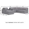 image:imageSignature Design by Ashley Modmax Contemporary Swivel Glider Recliner Manual Reclining Motion with Hidden Storage NextGen Nuvella Performance Fabric for Nurseries Light Gray 42 WLeft Hand Facing