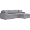 image:imageSignature Design by Ashley Modmax Contemporary Swivel Glider Recliner Manual Reclining Motion with Hidden Storage NextGen Nuvella Performance Fabric for Nurseries Light Gray 42 WRight Hand Facing