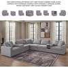 image:imageSignature Design by Ashley Modmax Contemporary Swivel Glider Recliner Manual Reclining Motion with Hidden Storage NextGen Nuvella Performance Fabric for Nurseries Light Gray 42 WRight Hand Facing