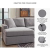 image:imageSignature Design by Ashley Modmax Contemporary Swivel Glider Recliner Manual Reclining Motion with Hidden Storage NextGen Nuvella Performance Fabric for Nurseries Light Gray 42 WSymmetrical