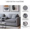 image:imageSignature Design by Ashley Modmax Contemporary Swivel Glider Recliner Manual Reclining Motion with Hidden Storage NextGen Nuvella Performance Fabric for Nurseries Light Gray 42 WSymmetrical
