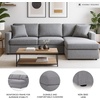 image:imageSignature Design by Ashley Modmax Contemporary Swivel Glider Recliner Manual Reclining Motion with Hidden Storage NextGen Nuvella Performance Fabric for Nurseries Light Gray 42 WRight Hand Facing
