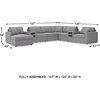 image:imageSignature Design by Ashley Modmax Contemporary Swivel Glider Recliner Manual Reclining Motion with Hidden Storage NextGen Nuvella Performance Fabric for Nurseries Light Gray 42 WLeft Hand Facing