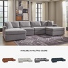 image:imageSignature Design by Ashley Modmax Contemporary Swivel Glider Recliner Manual Reclining Motion with Hidden Storage NextGen Nuvella Performance Fabric for Nurseries Light Gray 42 WSymmetrical