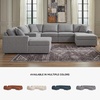 image:imageSignature Design by Ashley Modmax Contemporary Swivel Glider Recliner Manual Reclining Motion with Hidden Storage NextGen Nuvella Performance Fabric for Nurseries Light Gray 42 WU Shape