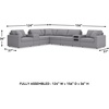 image:imageSignature Design by Ashley Modmax Contemporary Swivel Glider Recliner Manual Reclining Motion with Hidden Storage NextGen Nuvella Performance Fabric for Nurseries Light Gray 42 WRight Hand Facing