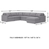 image:imageSignature Design by Ashley Modmax Contemporary Swivel Glider Recliner Manual Reclining Motion with Hidden Storage NextGen Nuvella Performance Fabric for Nurseries Light Gray 42 WRight U Shape