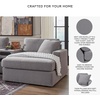image:imageSignature Design by Ashley Modmax Contemporary Swivel Glider Recliner Manual Reclining Motion with Hidden Storage NextGen Nuvella Performance Fabric for Nurseries Light Gray 42 WSymmetrical