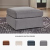 image:imageSignature Design by Ashley Modmax Contemporary Swivel Glider Recliner Manual Reclining Motion with Hidden Storage NextGen Nuvella Performance Fabric for Nurseries Light Gray 42 W32D x 32W x 20H